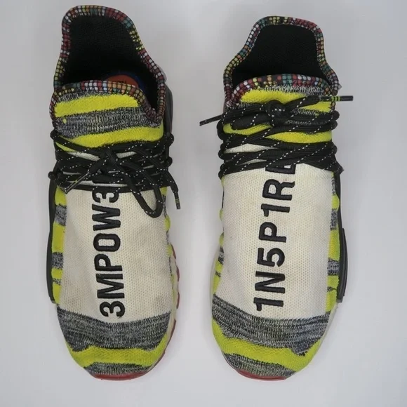 Adidas NMD Hu Pharrell‎ Solar Pack Red Sneakers Inspire Empower BB9527